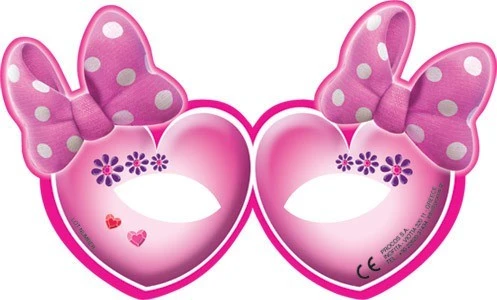 Procos 6 Minnie Mouse Juweelwereldmaskers 3 Procos 6 Minnie Mouse Juweelwereldmaskers