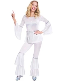 AMSCAN Jaren '70 Disco Diva Star Dameskostuum