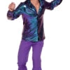 Jaren '70 Discoshirt Voor Heren Blauwviolet -Halloween Bevordering Winkel 70er jahre disco hemd fuer herren blau violett 1 1280x1280