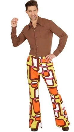 WIDMANN 70s Disco Flares Voor Heren -Halloween Bevordering Winkel 70er jahre disco schlaghose fuer herren 4 1280x1280