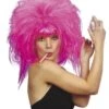 WIDMANN 80s Pruik Pretty Pink -Halloween Bevordering Winkel 80er jahre peruecke pretty pink 1 1280x1280
