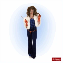 Blauwe ABBA Catsuit