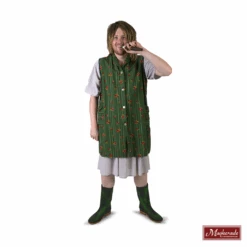 Ma Flodder Met Tas, Pruik En Sigaar