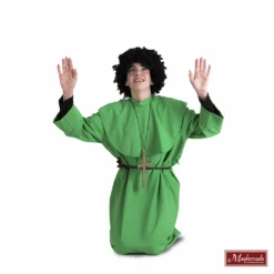 Nonnengewaad Met Kraag En Kapje 8 Nonnengewaad Met Kraag En Kapje -Halloween Bevordering Winkel UNIF706GG