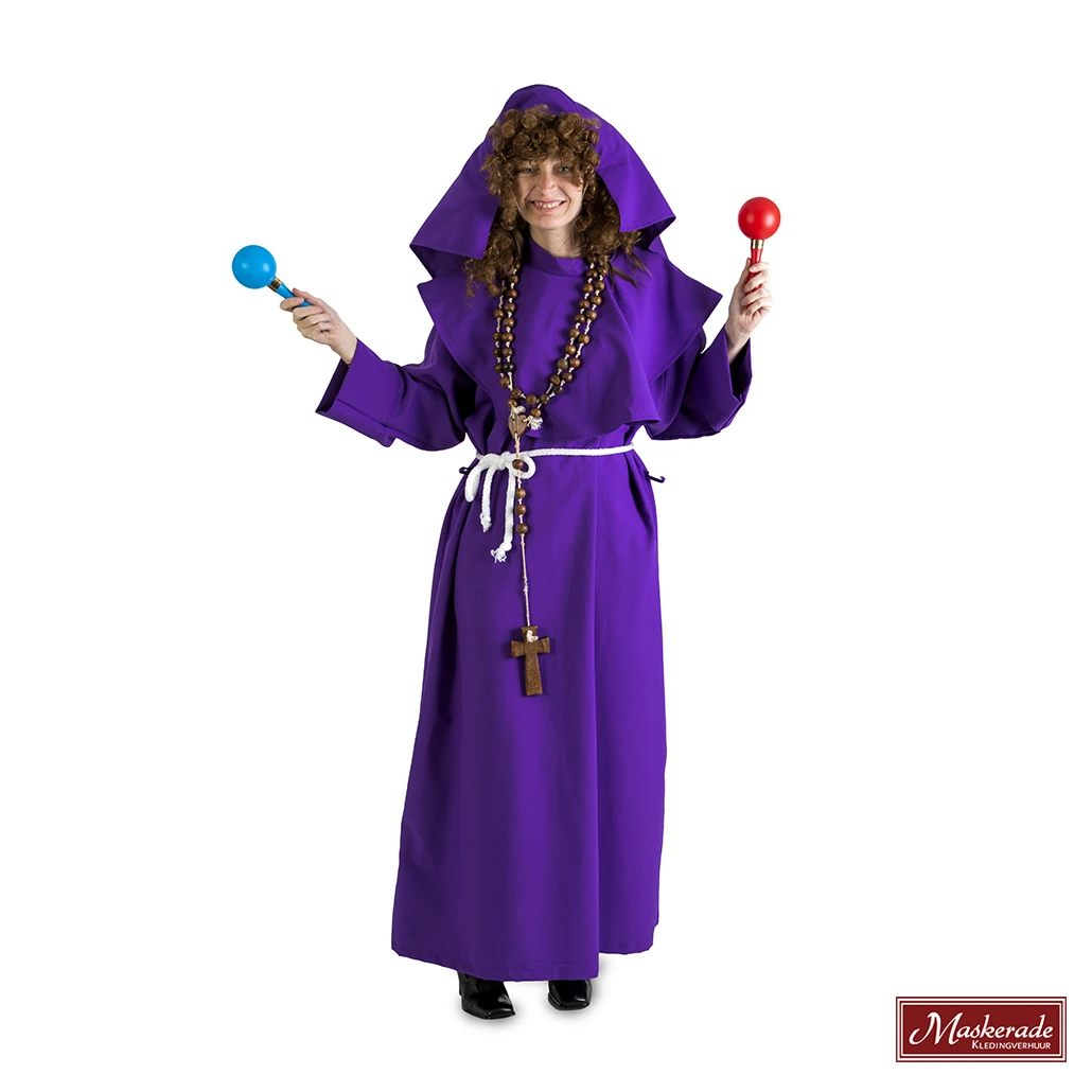 Nonnengewaad Met Kraag En Kapje 4 Nonnengewaad Met Kraag En Kapje - Afbeelding 2