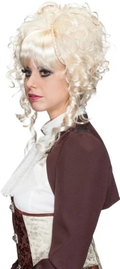 Barok Krullen Pruik Blond -Halloween Bevordering Winkel barocke locken peruecke blond 3 1280x1280