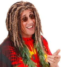 WIDMANN Blondbruine Rastafari Pruik Deluxe 9 WIDMANN Blondbruine Rastafari Pruik Deluxe -Halloween Bevordering Winkel blond braune rastafari peruecke deluxe 4 1280x1280