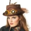 Bruine Konstantina Steampunk Cilinder -Halloween Bevordering Winkel brauner konstantina steampunk zylinder 1 1280x1280