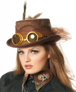 Bruine Konstantina Steampunk Cilinder