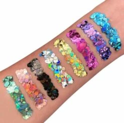 Chunky Glitter Gel Holographic Blauw -Halloween Bevordering Winkel chunky glitter gel holographic blauw 3