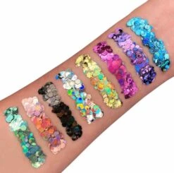 Chunky Glitter Gel Holographic Paars -Halloween Bevordering Winkel chunky glitter gel holographic paars 3