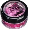 Chunky Glitter Holographic Roze -Halloween Bevordering Winkel chunky glitter holographic roze