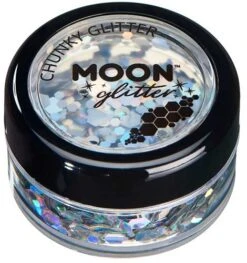Chunky Glitter Holographic Zilver