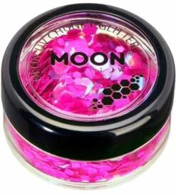 Chunky Glitter Neon UV Magenta