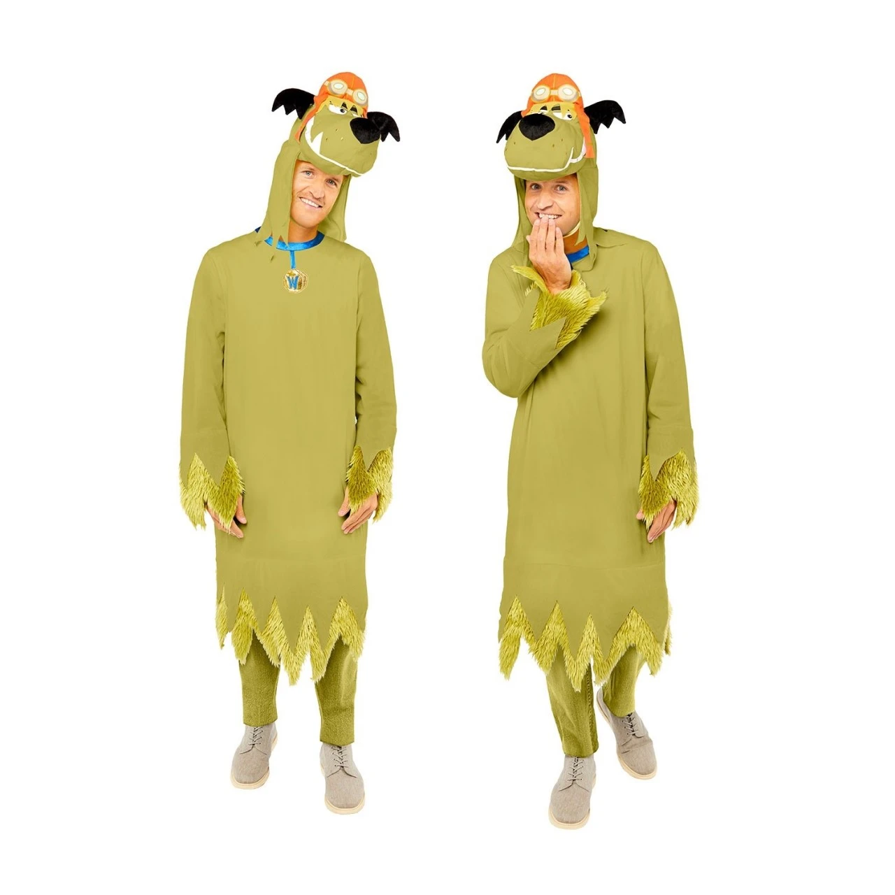 AMSCAN Striphond Muttley Kostuum Voor Mannen 6 AMSCAN Striphond Muttley Kostuum Voor Mannen - Afbeelding 4