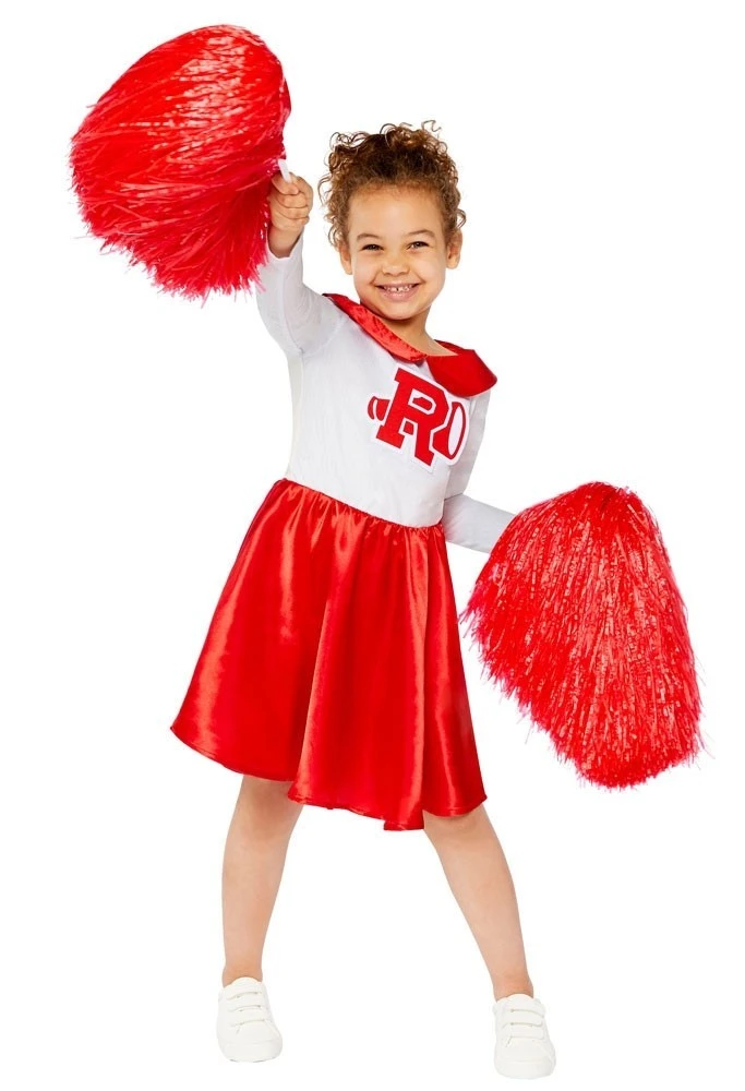 AMSCAN Deluxe Cheerleader Kinderkostuum Sandy 5 AMSCAN Deluxe Cheerleader Kinderkostuum Sandy - Afbeelding 3