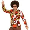 WIDMANN Disco Fever 70s Shirt Voor Heren -Halloween Bevordering Winkel discofieber hippie hemd fuer herren 1 1280x1280