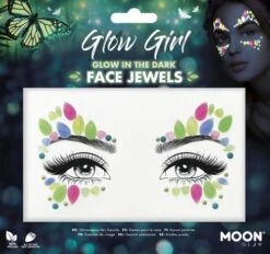 Face Jewels Glow In The Dark Glow Girl