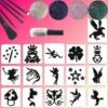 Fantasie Glittertattoo Set 2 Fantasie Glittertattoo Set -Halloween Bevordering Winkel fantasie glittertattoo set