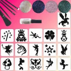 Fantasie Glittertattoo Set