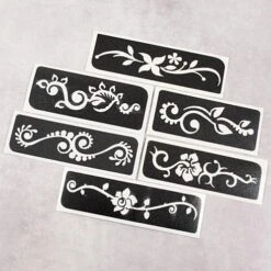 Festival 2 Glittertattoo Sjablonenset