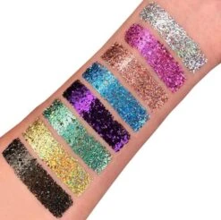 Fine Glitter Gels Holographic Zilver 6 Fine Glitter Gels Holographic Zilver -Halloween Bevordering Winkel fine glitter gels holographic zilver 2