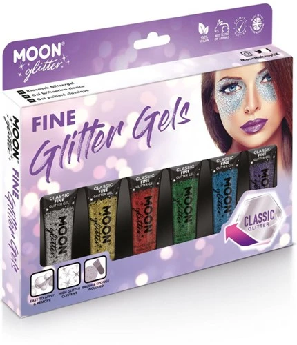 Fine Glitter Gels Voordeelset 3 Fine Glitter Gels Voordeelset