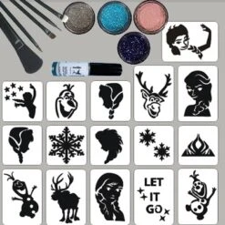 Frozen Glittertattoo Set