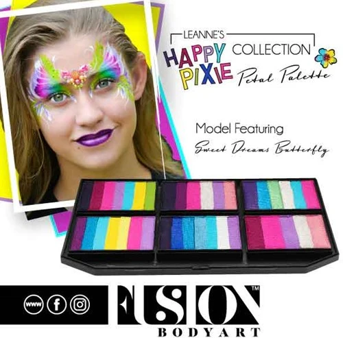 Fusion Schmink Petal Cake Leannes Sweet Dreams Butterfly 25 Gram 4 Fusion Schmink Petal Cake Leannes Sweet Dreams Butterfly 25 Gram - Afbeelding 2