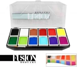 Fusion Schmink Sampler Palette -Halloween Bevordering Winkel fusion schmink sampler palette 2