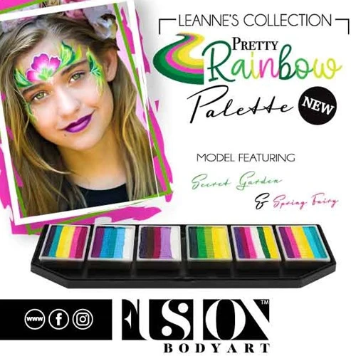 Fusion Splitcake Schmink Leannes Secret Garden 30 Gram 4 Fusion Splitcake Schmink Leannes Secret Garden 30 Gram - Afbeelding 2