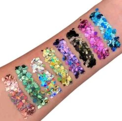 Glitter Shapes Holographic Rose Goud 6 Glitter Shapes Holographic Rose Goud -Halloween Bevordering Winkel glitter shapes holographic rose goud 2