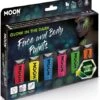 Glow In The Dark Face En Body Paint Voordeelpakket -Halloween Bevordering Winkel glow in the dark face en body paint voordeelpakket