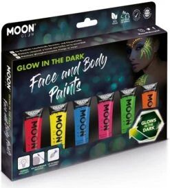 Glow In The Dark Face En Body Paint Voordeelpakket