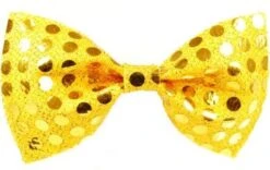 Gouden Pailletten Vlinderdas Gil