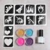 Grimas Glittertattoo Set Princess -Halloween Bevordering Winkel grimas glittertattoo set princess