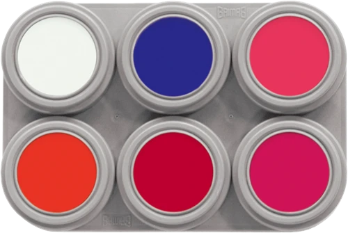 Grimas Water Make-up Fluor Palet 6 3 Grimas Water Make-up Fluor Palet 6