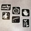 Halloween Glittertattoo Sjablonenset -Halloween Bevordering Winkel halloween glittertattoo sjablonenset 1