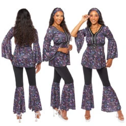 AMSCAN Hippie Girl Lara Dames Kostuum 11 AMSCAN Hippie Girl Lara Dames Kostuum -Halloween Bevordering Winkel hippie girl lara damenkostuem 5 1280x1280