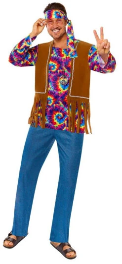 AMSCAN Hippie Herenkostuum Klassieker -Halloween Bevordering Winkel hippie herrenkostuem classic 4 1280x1280