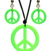 WIDMANN Hippie Peace Sieraden Set In Groen -Halloween Bevordering Winkel hippie peace schuckset in gruen 1 1280x1280