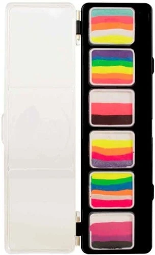 Hobby Watercolour Splitcake Neon Paint Palet 3 Hobby Watercolour Splitcake Neon Paint Palet