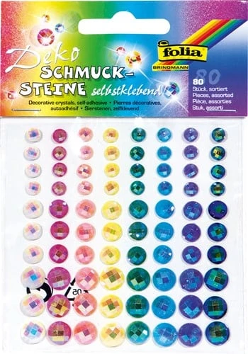 FOLIA Holografische Sier Stenen Iridescent Rainbow 3 FOLIA Holografische Sier Stenen Iridescent Rainbow