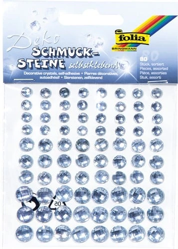 FOLIA Holografische Sier Stenen Sparkling Clear 3 FOLIA Holografische Sier Stenen Sparkling Clear