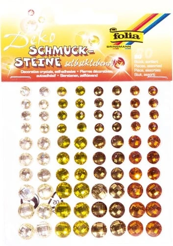 FOLIA Holografische Sier Stenen Sparkling Yellow 3 FOLIA Holografische Sier Stenen Sparkling Yellow