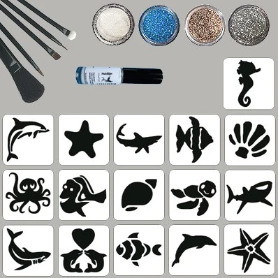In De Zee Glittertattoo Set 3 In De Zee Glittertattoo Set