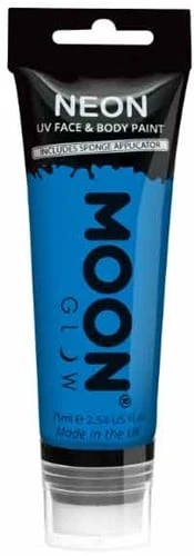 Intense Neon Face And Body Paint Blauw 75ml