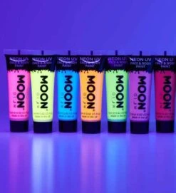 Intense Neon Face And Body Paint Roze 12ml -Halloween Bevordering Winkel intense neon face and body paint roze 12ml 3