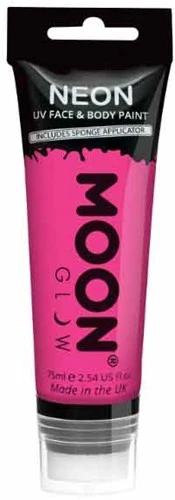 Intense Neon Face And Body Paint Roze 75ml