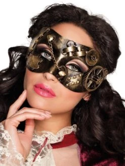 Boland Koper Gouden Steampunk Oogmasker